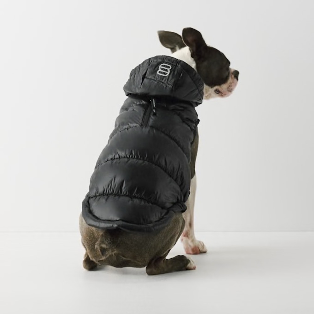 The Super Puff Ruff Doggie Jacket Black Size XS Sold Out Online EUC